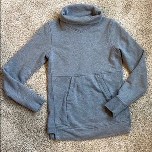 Lululemon Sz 2 Grey Cowl Neck Sweatshirt